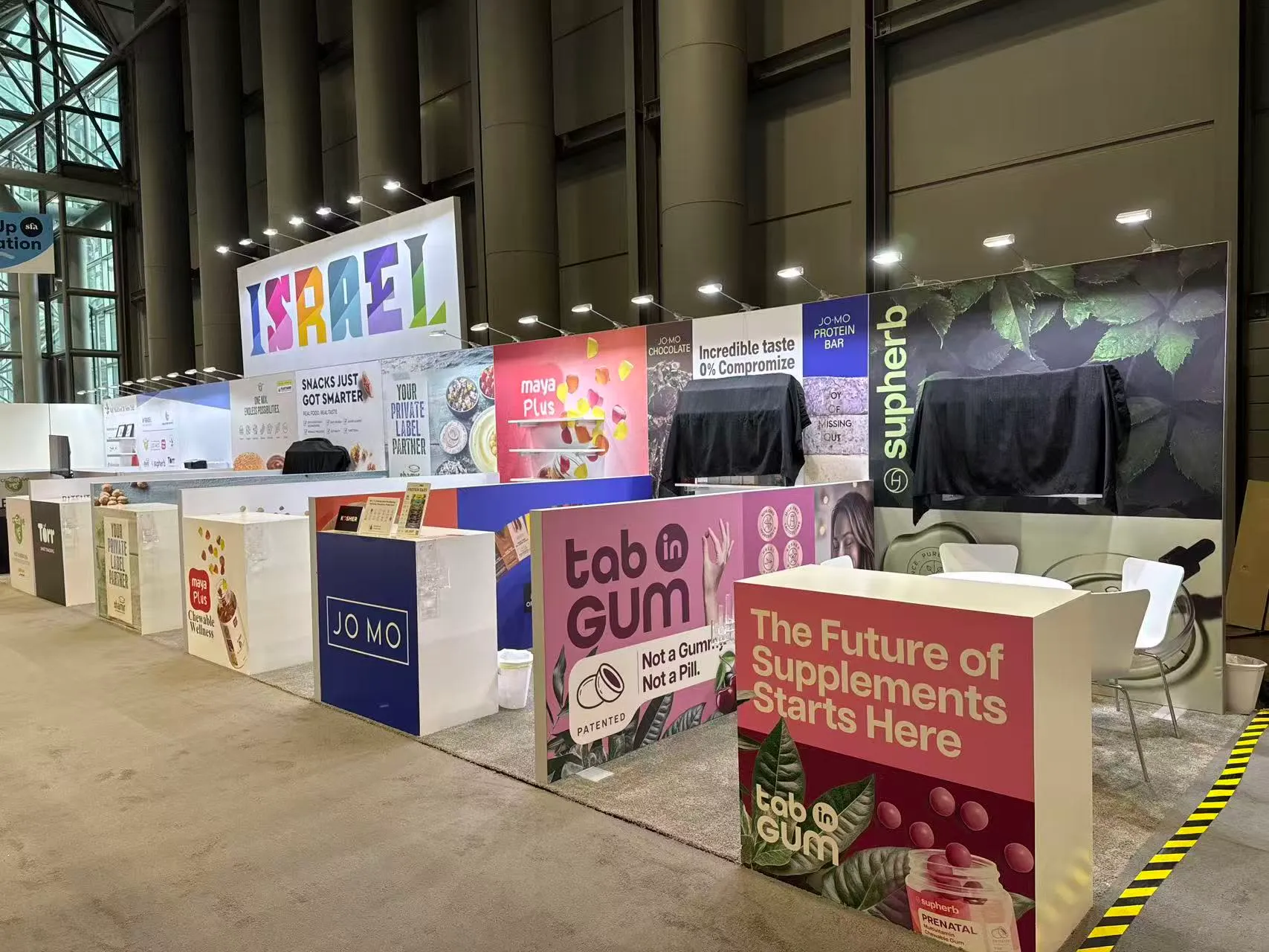Israel custom trade show booth at Summer Fancy food 2026
