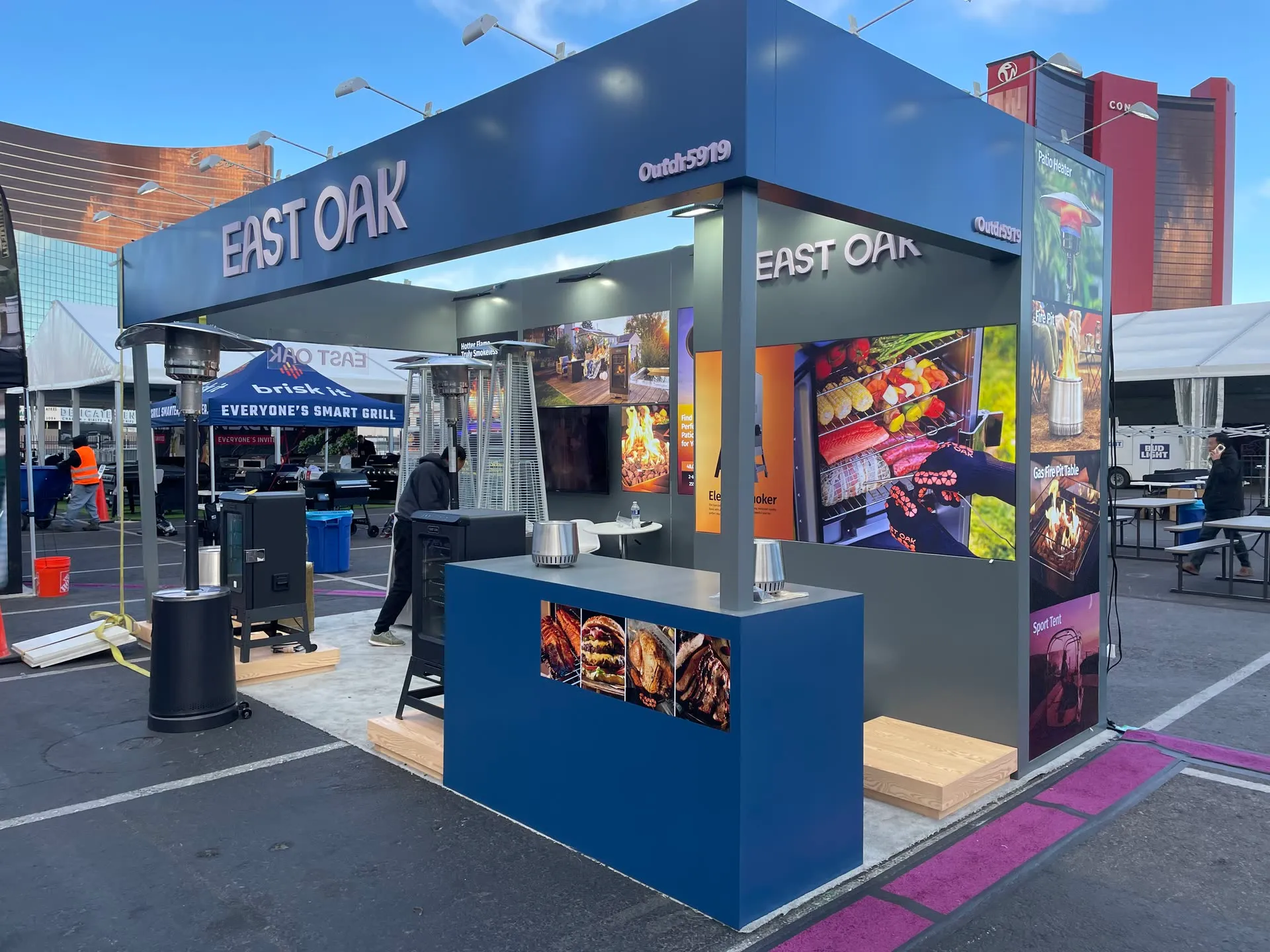 EASK OAK trade show booth at Hardware 2025