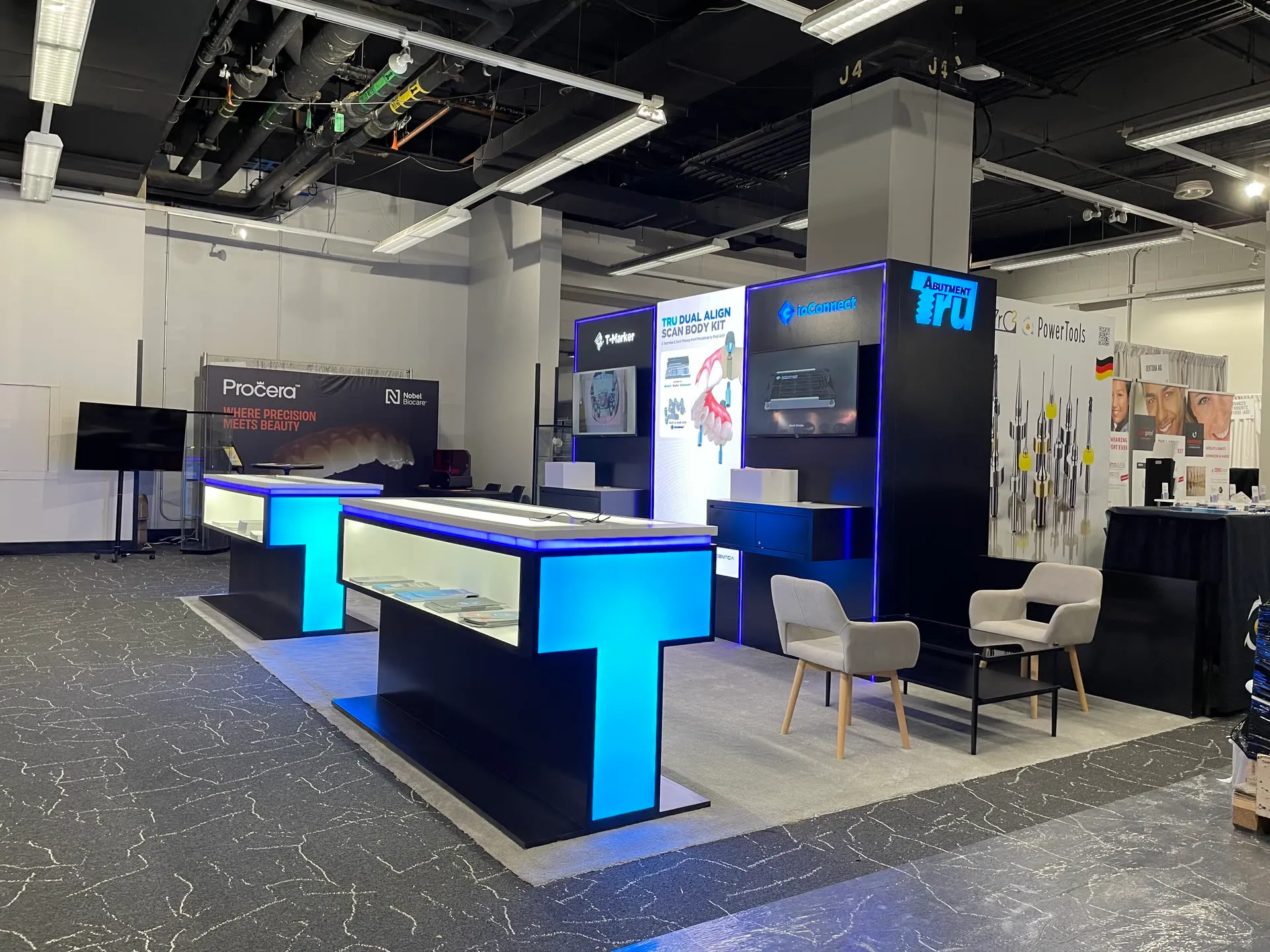 TRUABUTMENT trade show booth at LMT Chicago