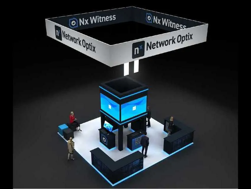 NETWORKOPTIX trade show booth at GSX 2025
