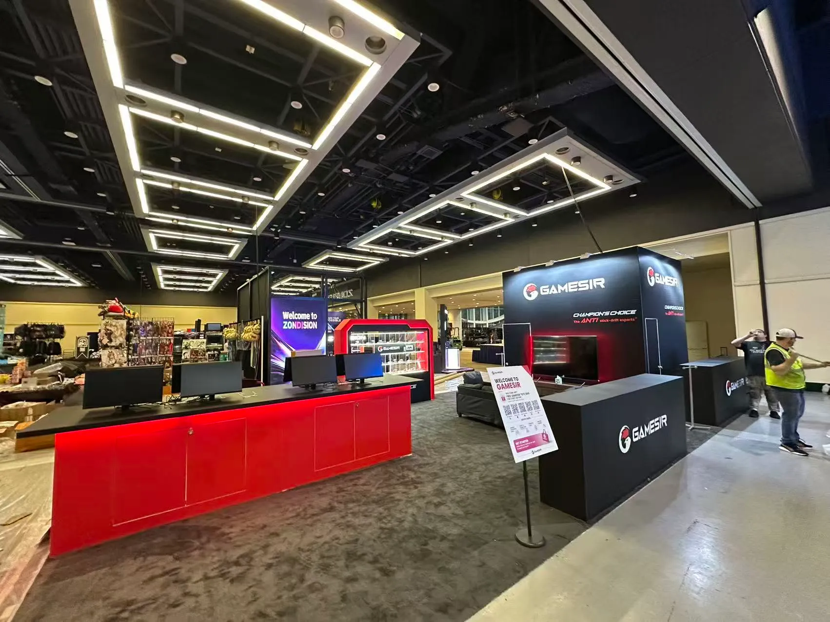 GameSir custom trade show booth at PAX WEST 2026