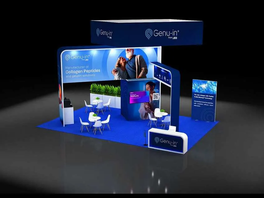GENU-IN custom trade show booth at Supplyside West 2025