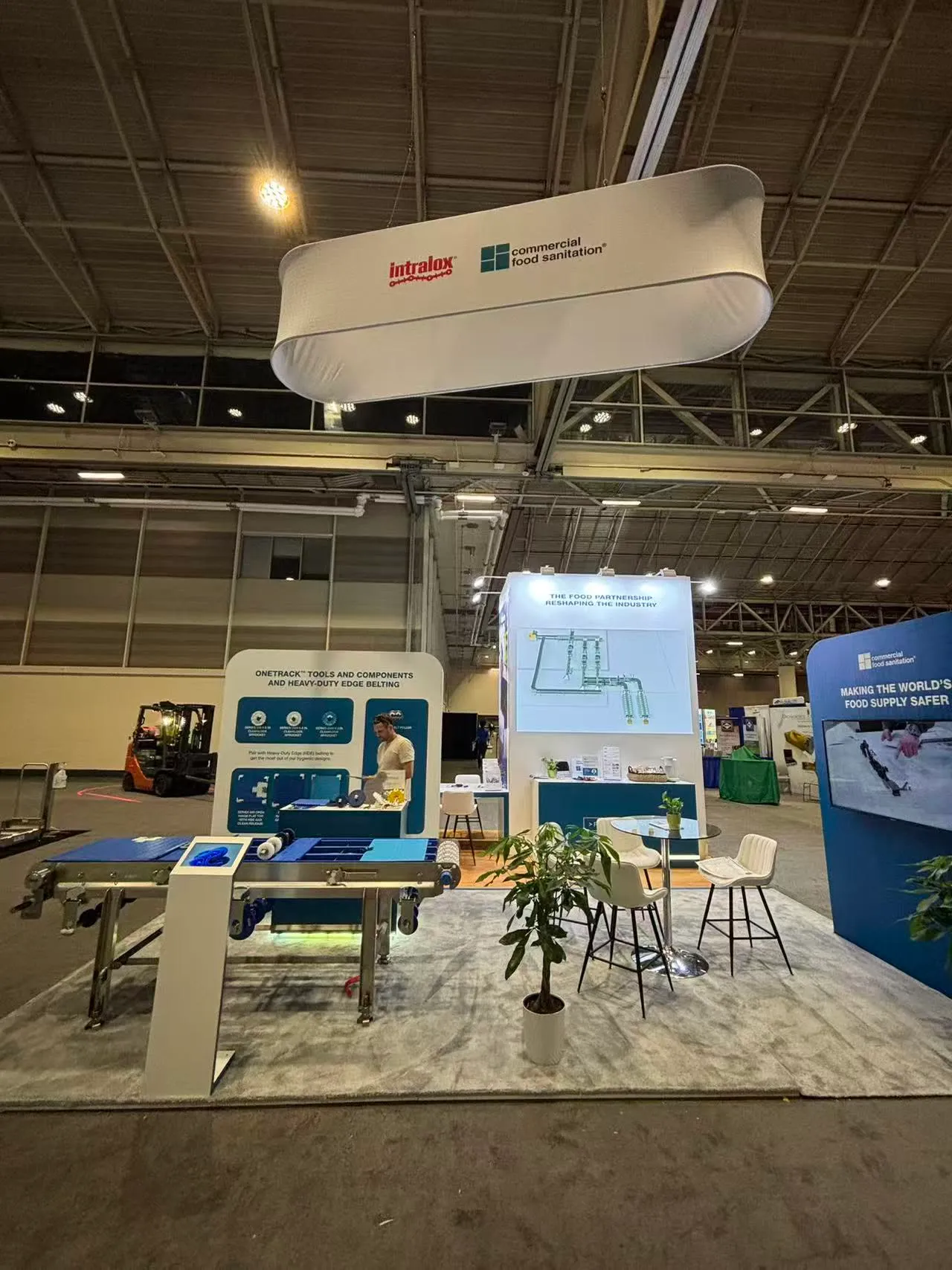 Intralox trade show booth at IAFP 2026