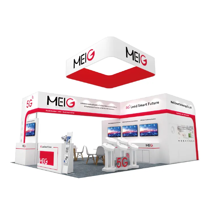 MEIG trade show booth at CES 2025
