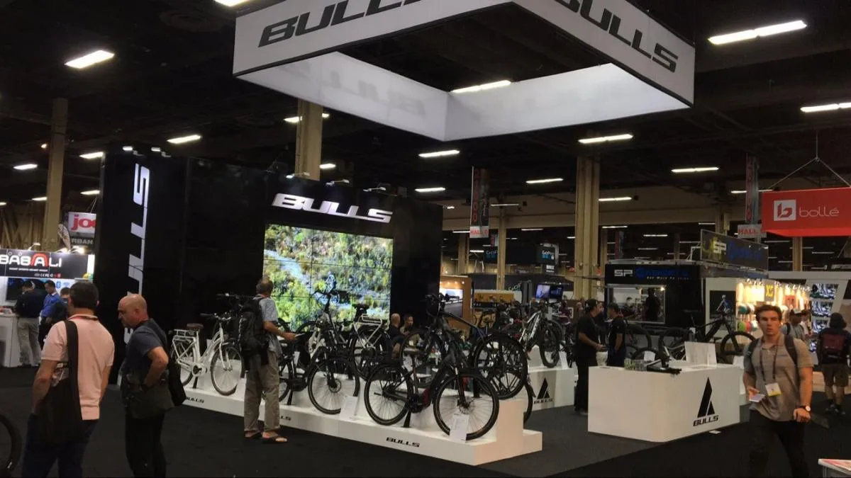 INTERBIKE trade show booth at INTERBIKE