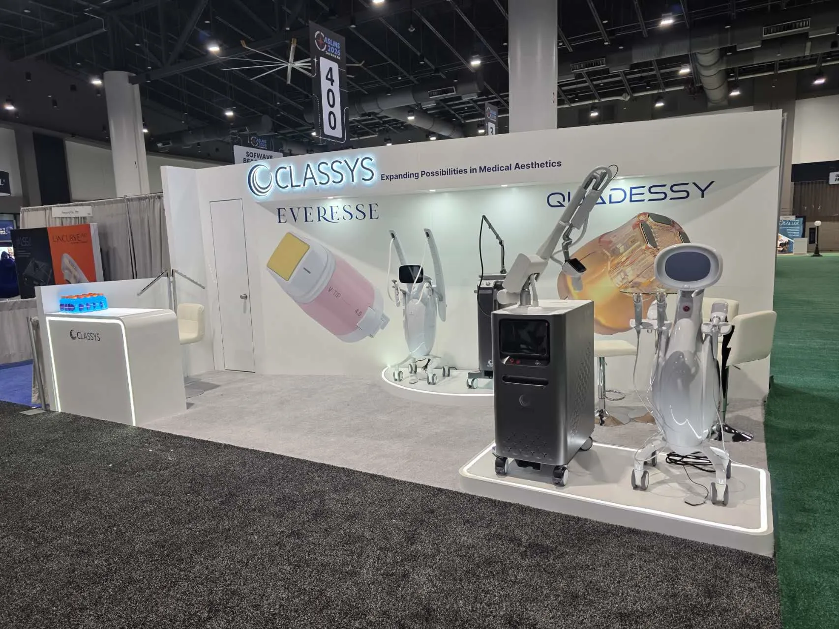 Classys trade show booth at ASLMS 2026