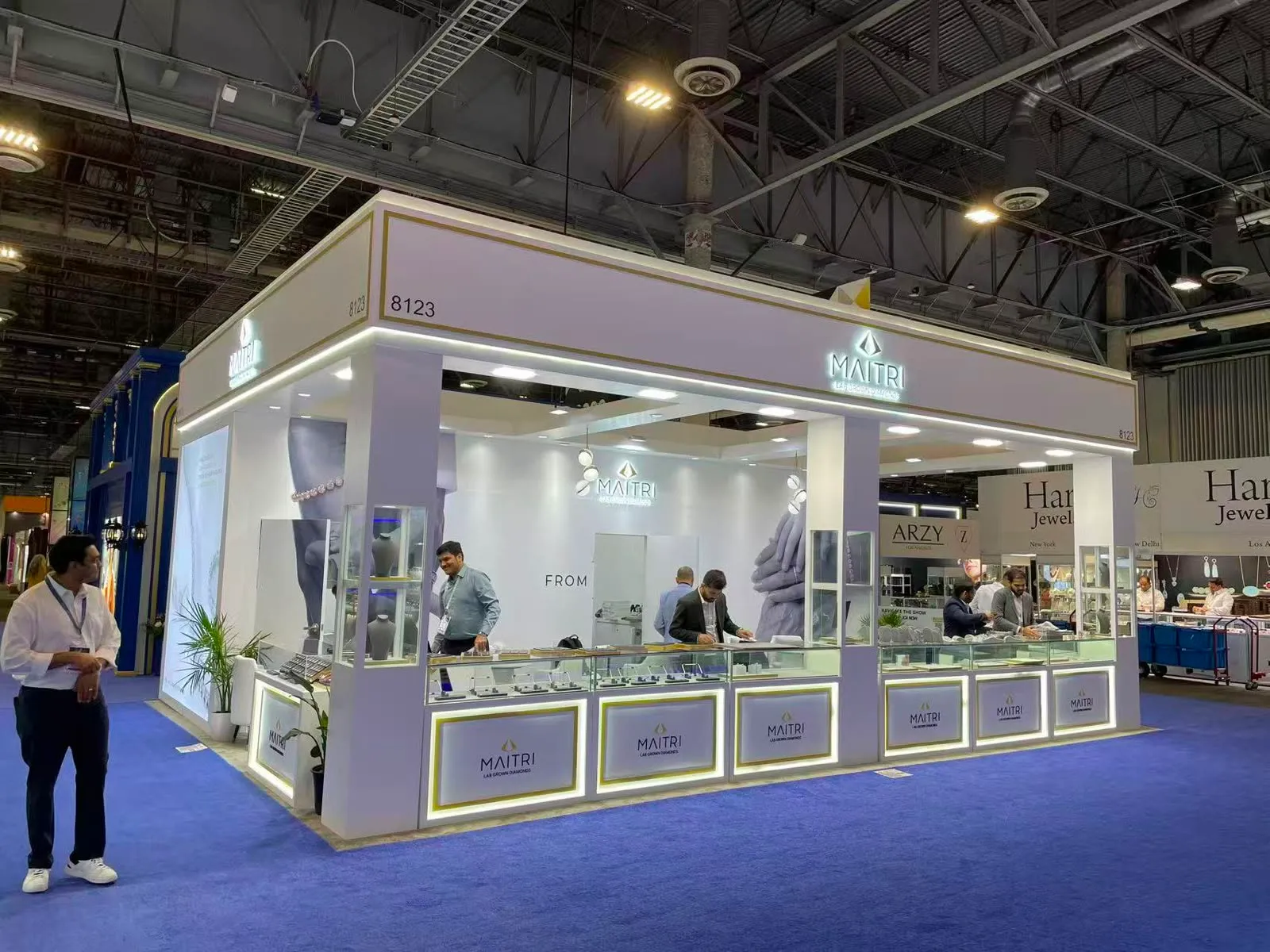 Maitri Diamond custom trade show booth at JCK 2026