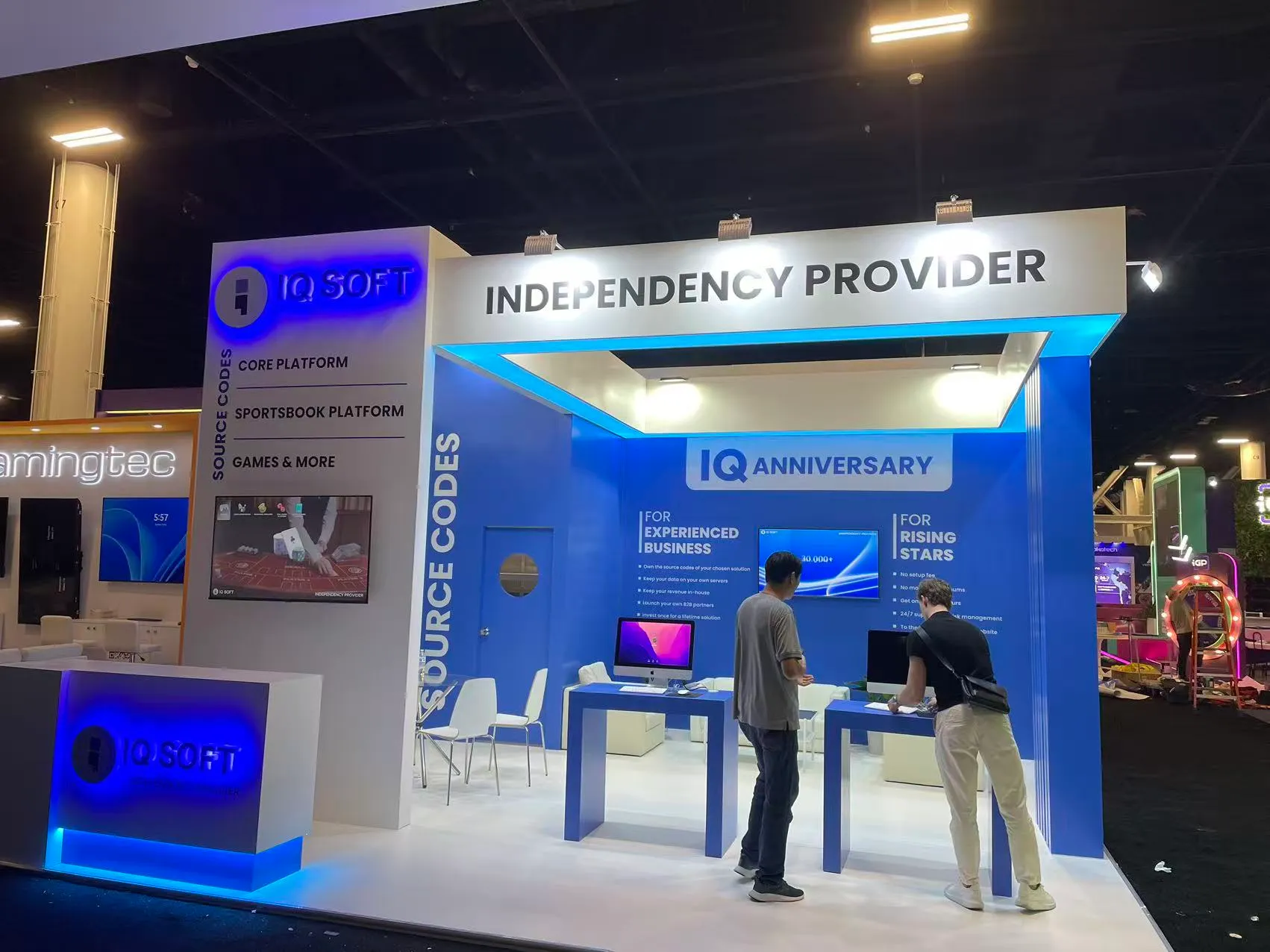 IQ SOFT booth photo 1 — SBC 2025, Fort Lauderdale, FL