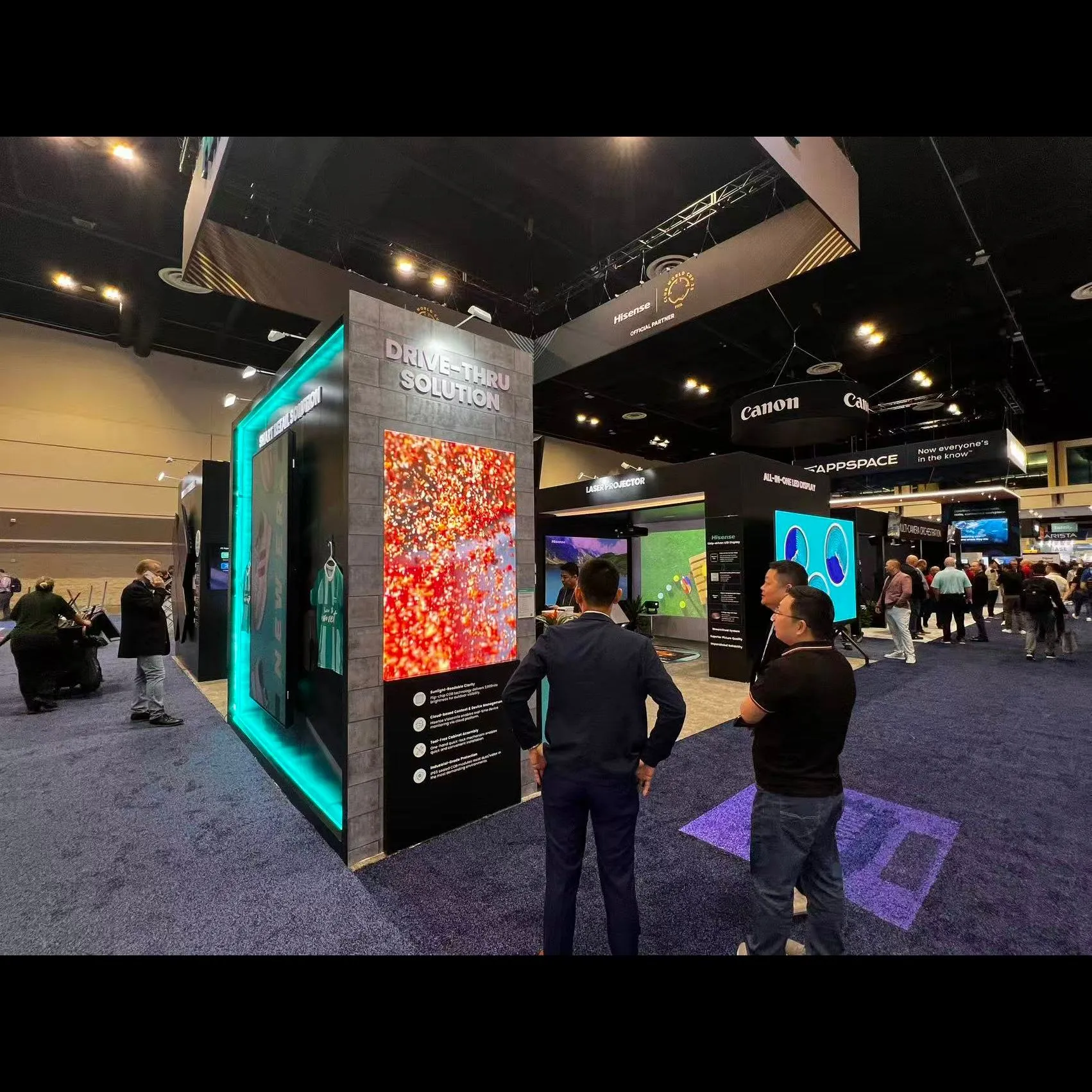 Hisense booth photo 1 — Infocomm, Orlando, FL