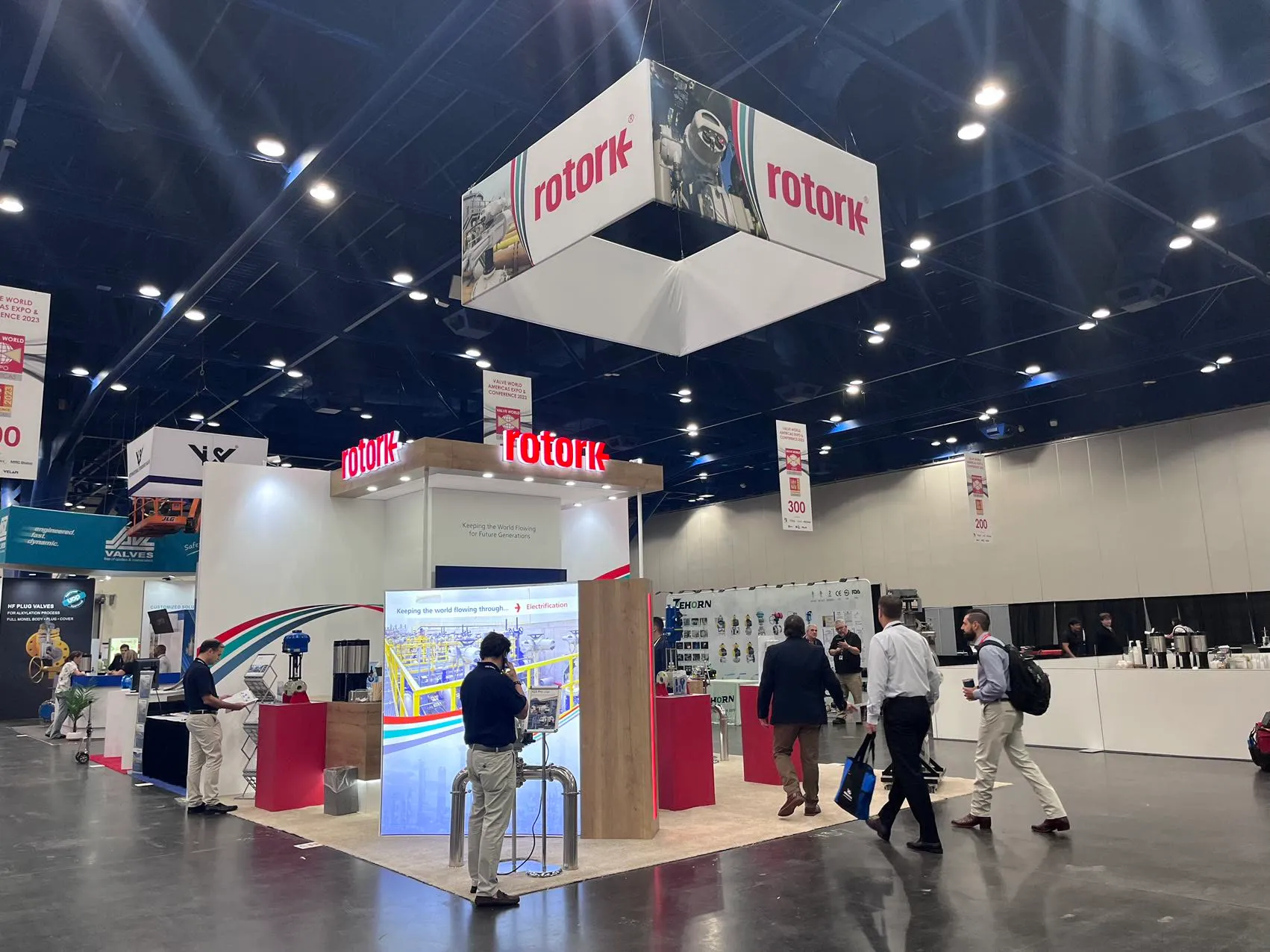 Rotork booth photo 1 — Valve World 2023, Houston,TX