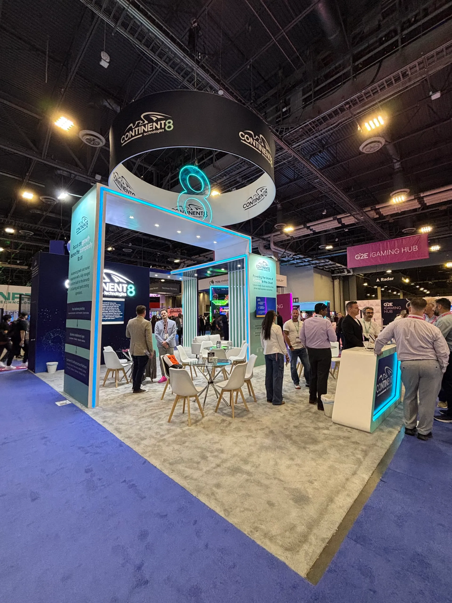 Continent 8 booth photo 1 — G2E, Las Vegas