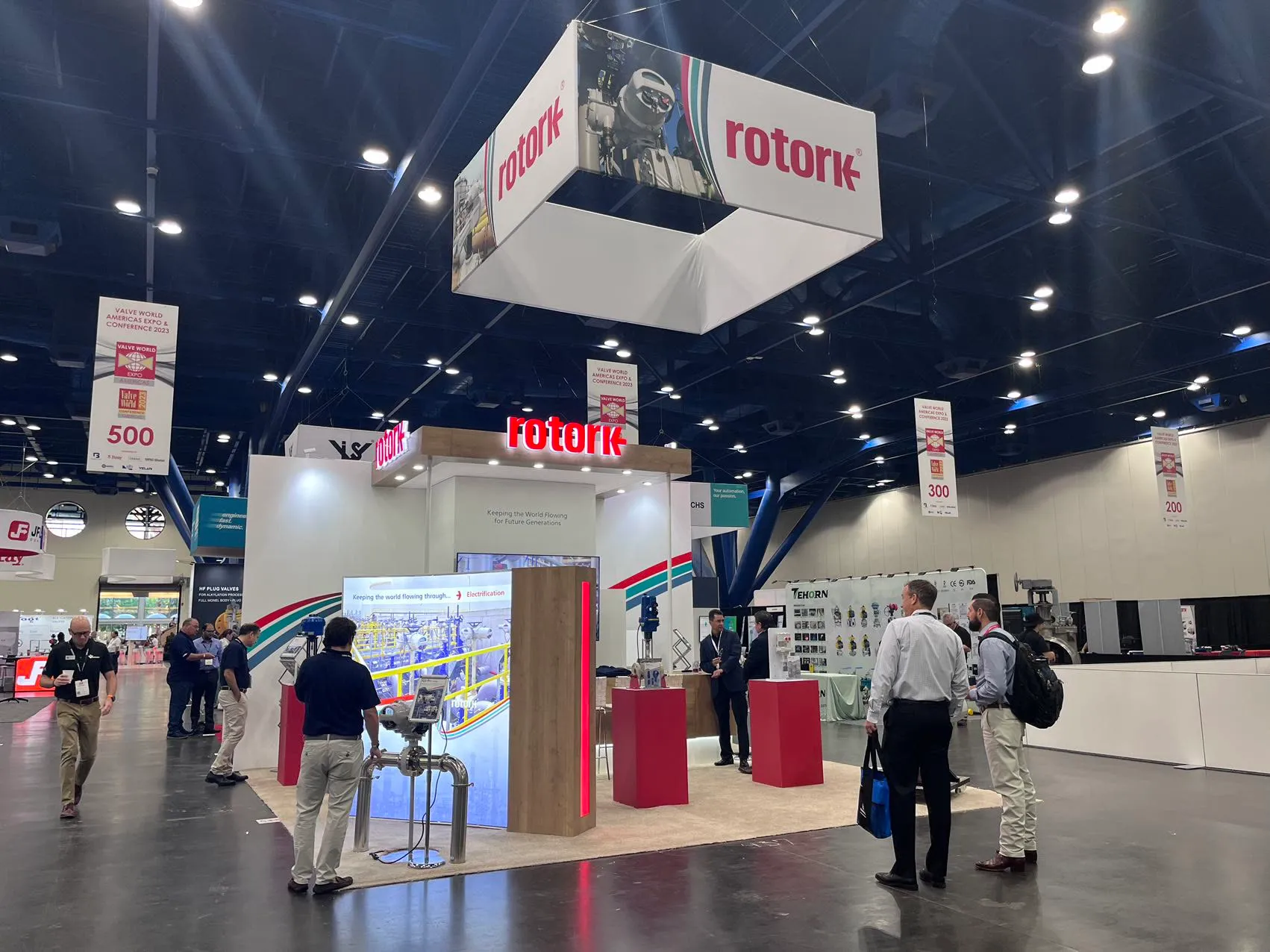 Rotork booth photo 2 — Valve World 2023, Houston,TX