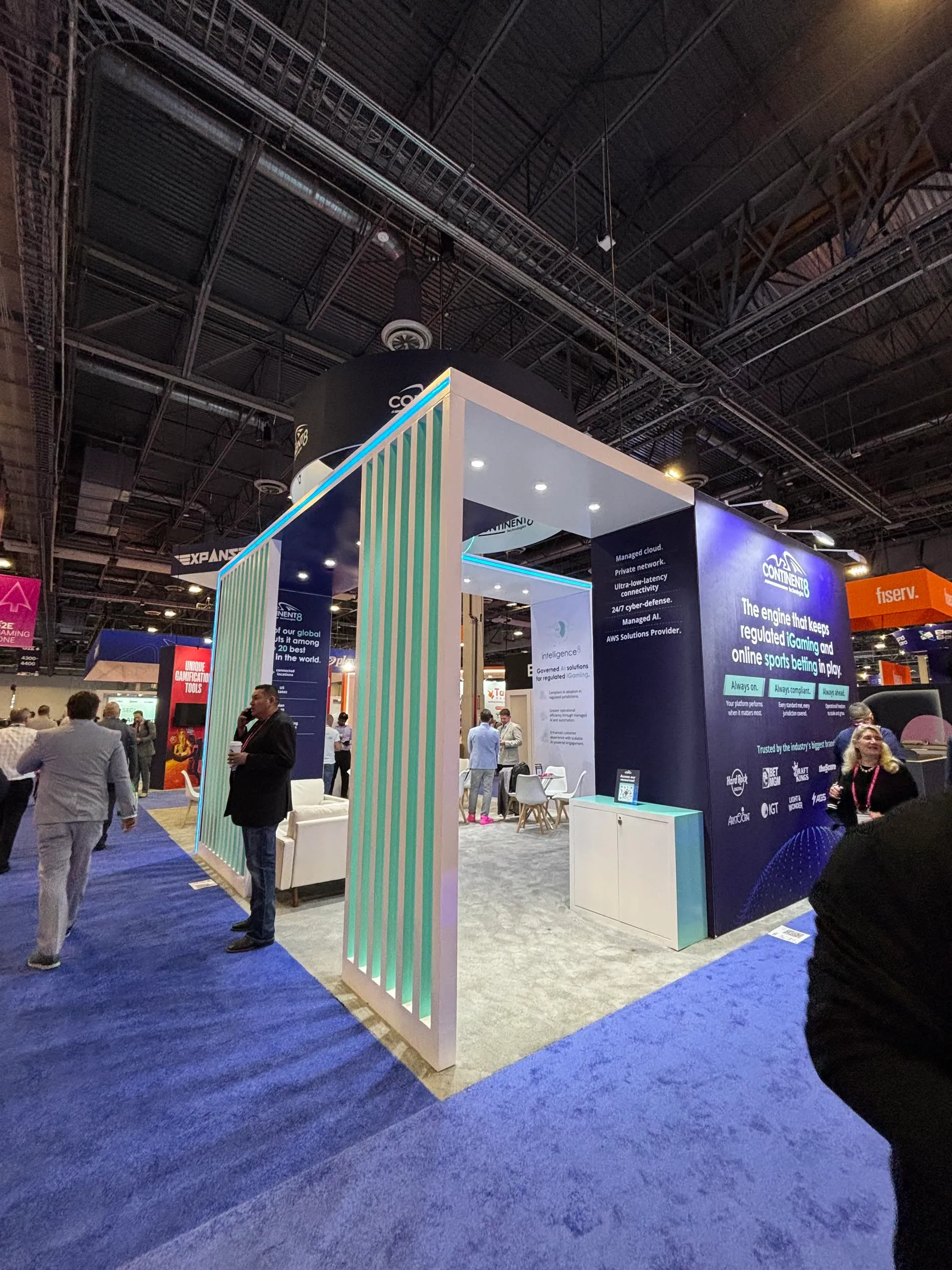 Continent 8 booth photo 2 — G2E, Las Vegas