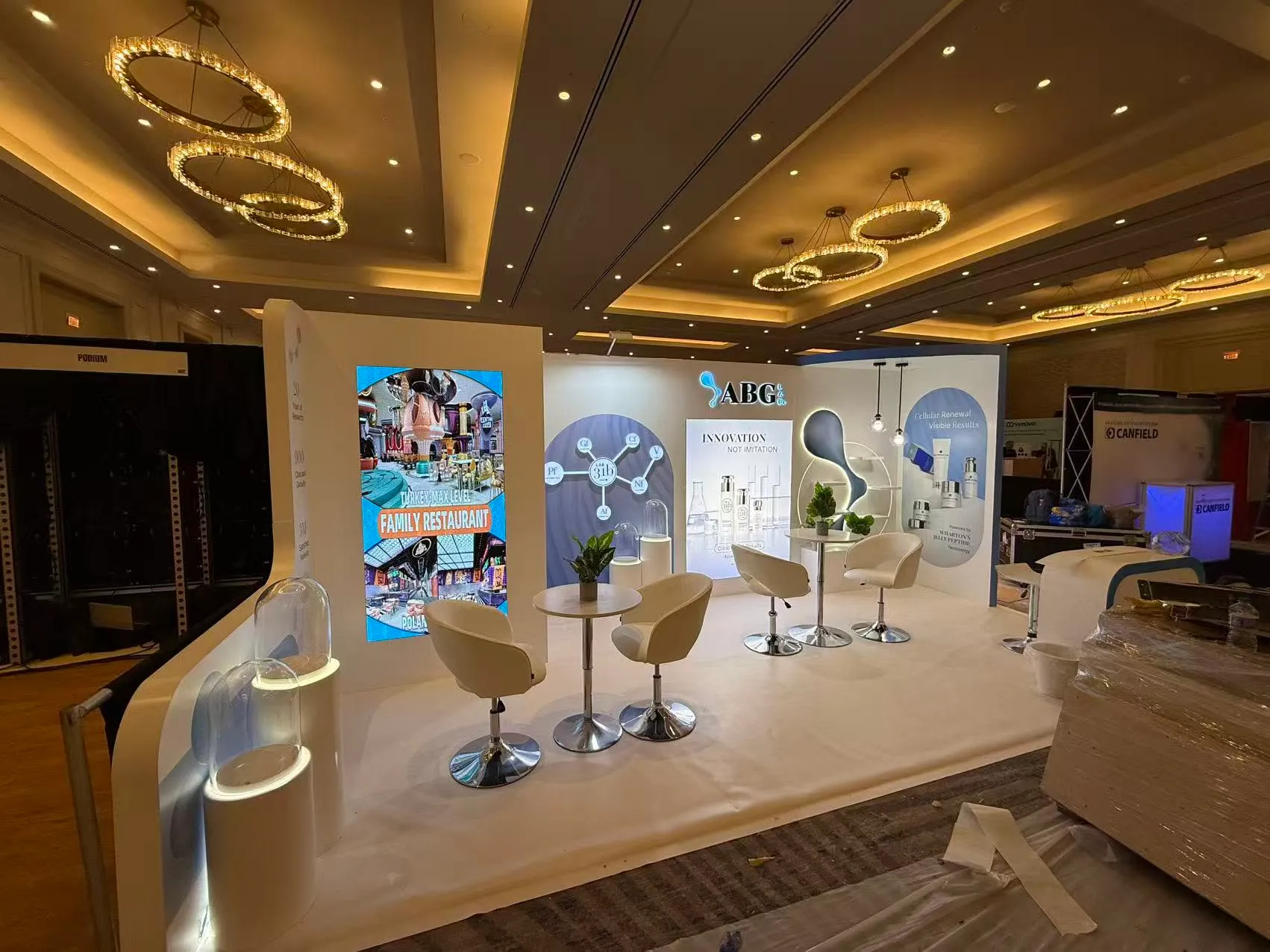 ABG LAB booth photo 2 — AMWC 2026, Miami,FL