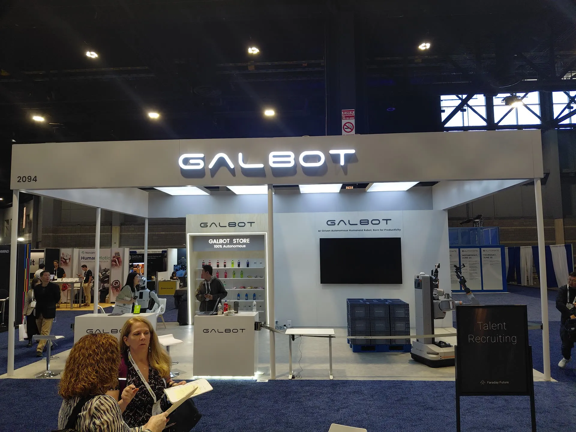GALBOT booth photo 2 — Automate 2026, Chicago, IL