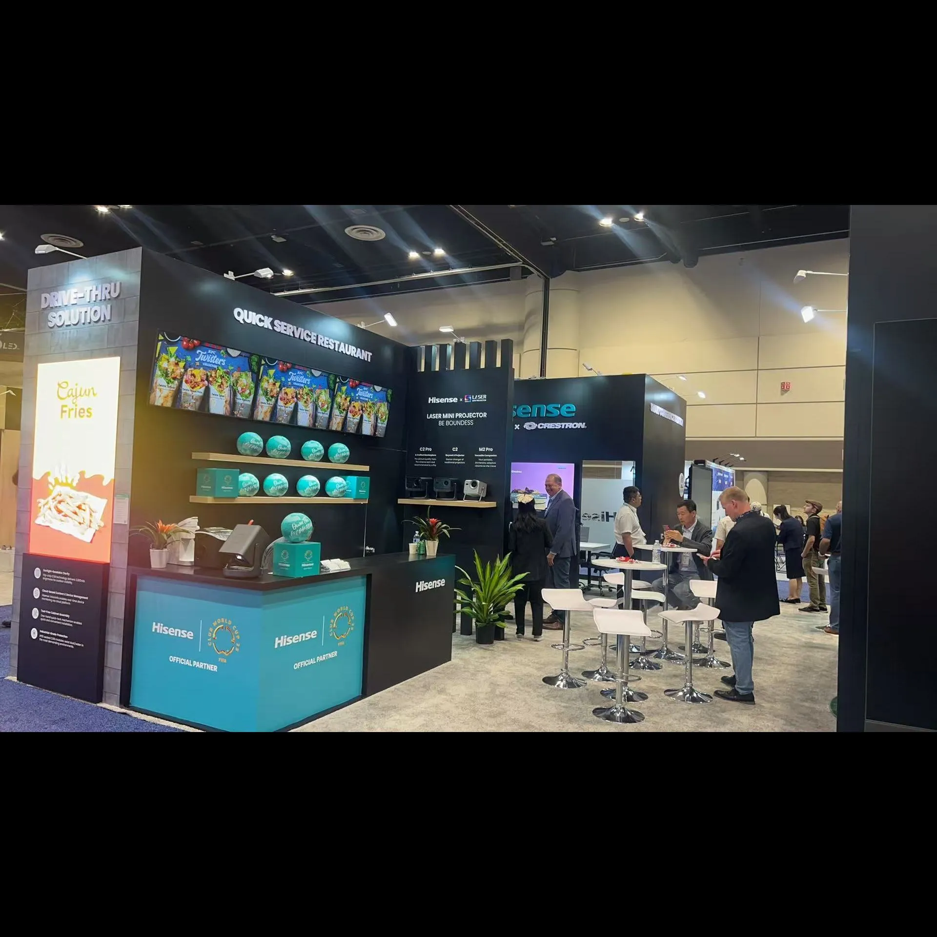 Hisense booth photo 2 — Infocomm, Orlando, FL