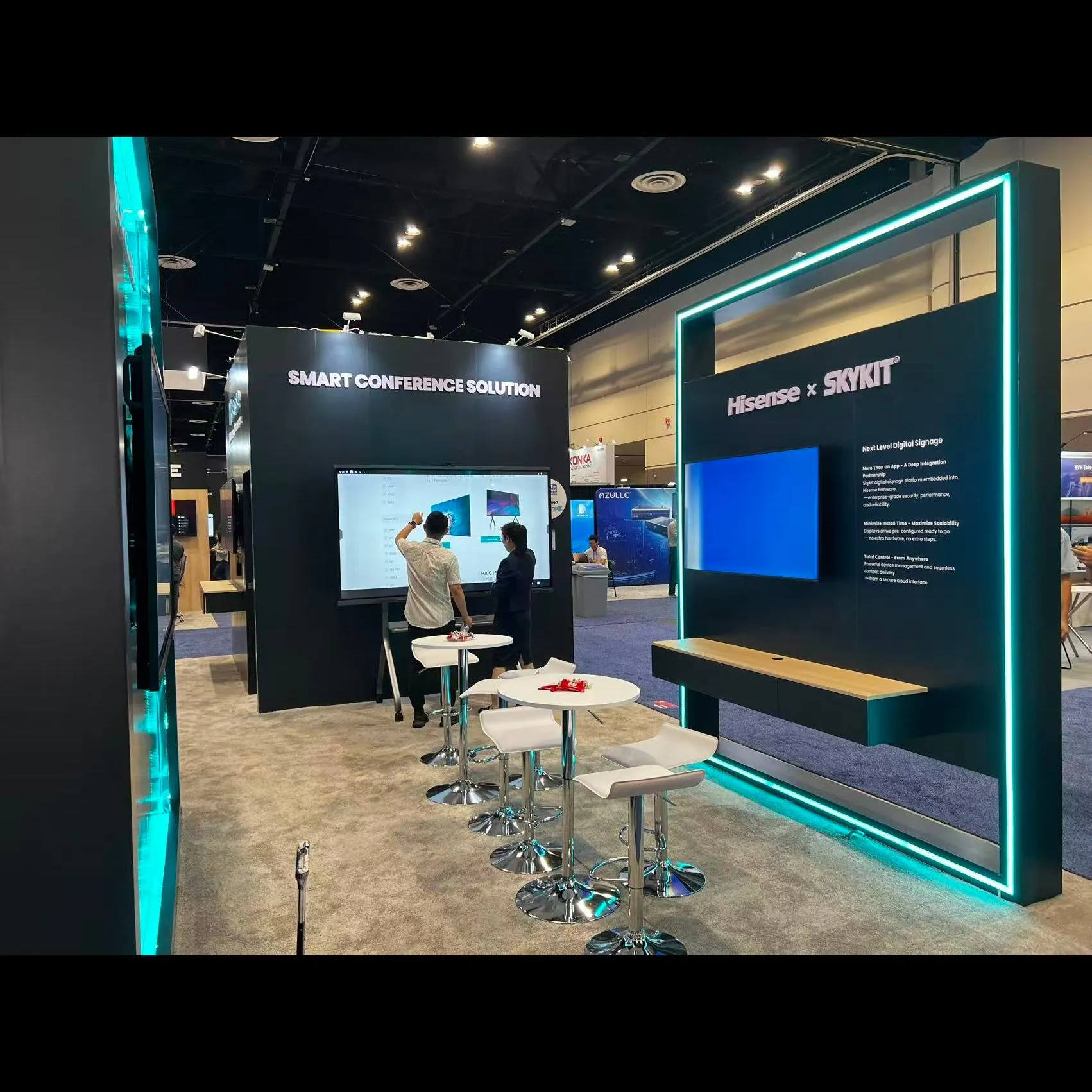 Hisense booth photo 3 — Infocomm, Orlando, FL