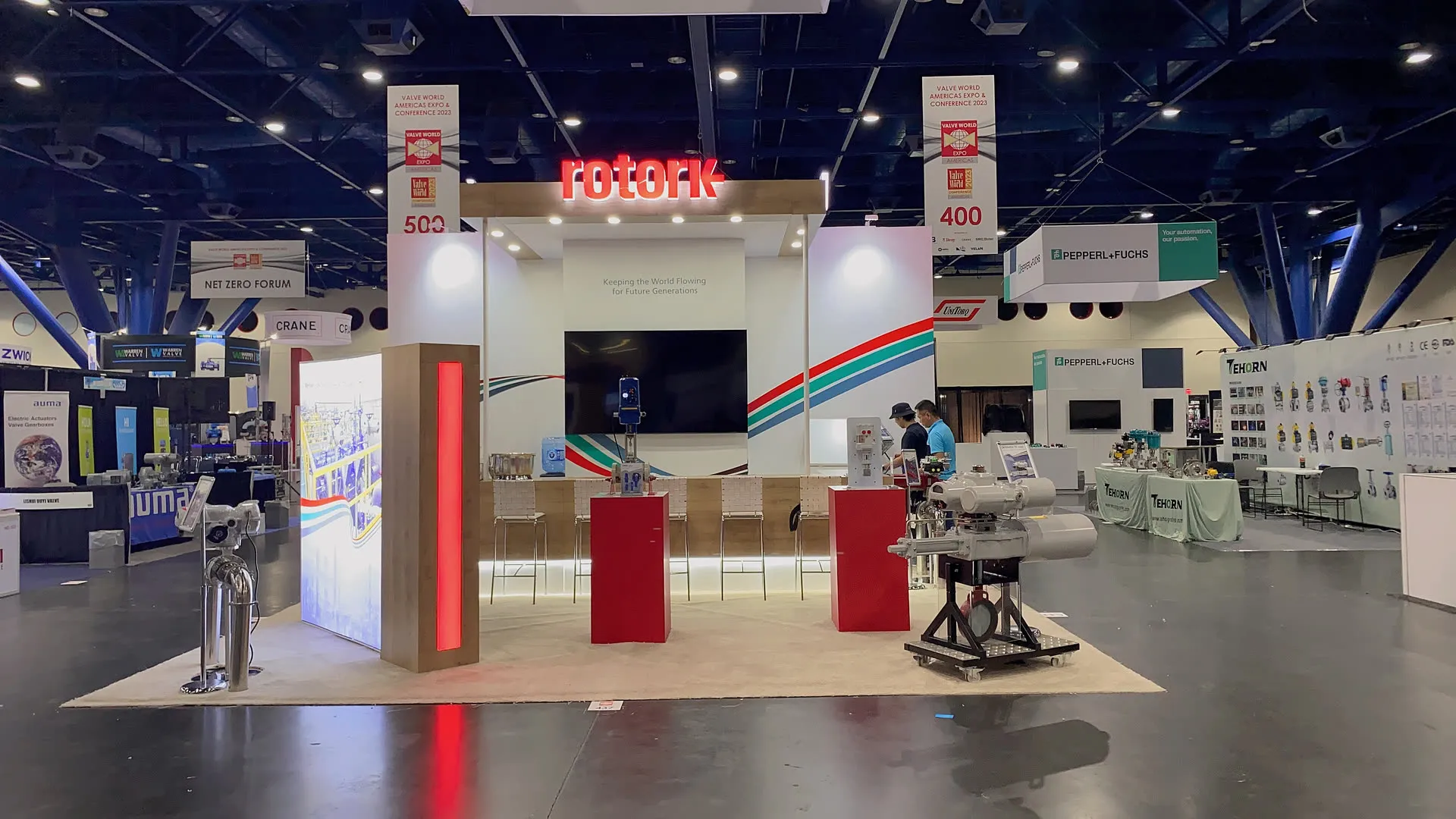 Rotork booth photo 3 — Valve World 2023, Houston,TX