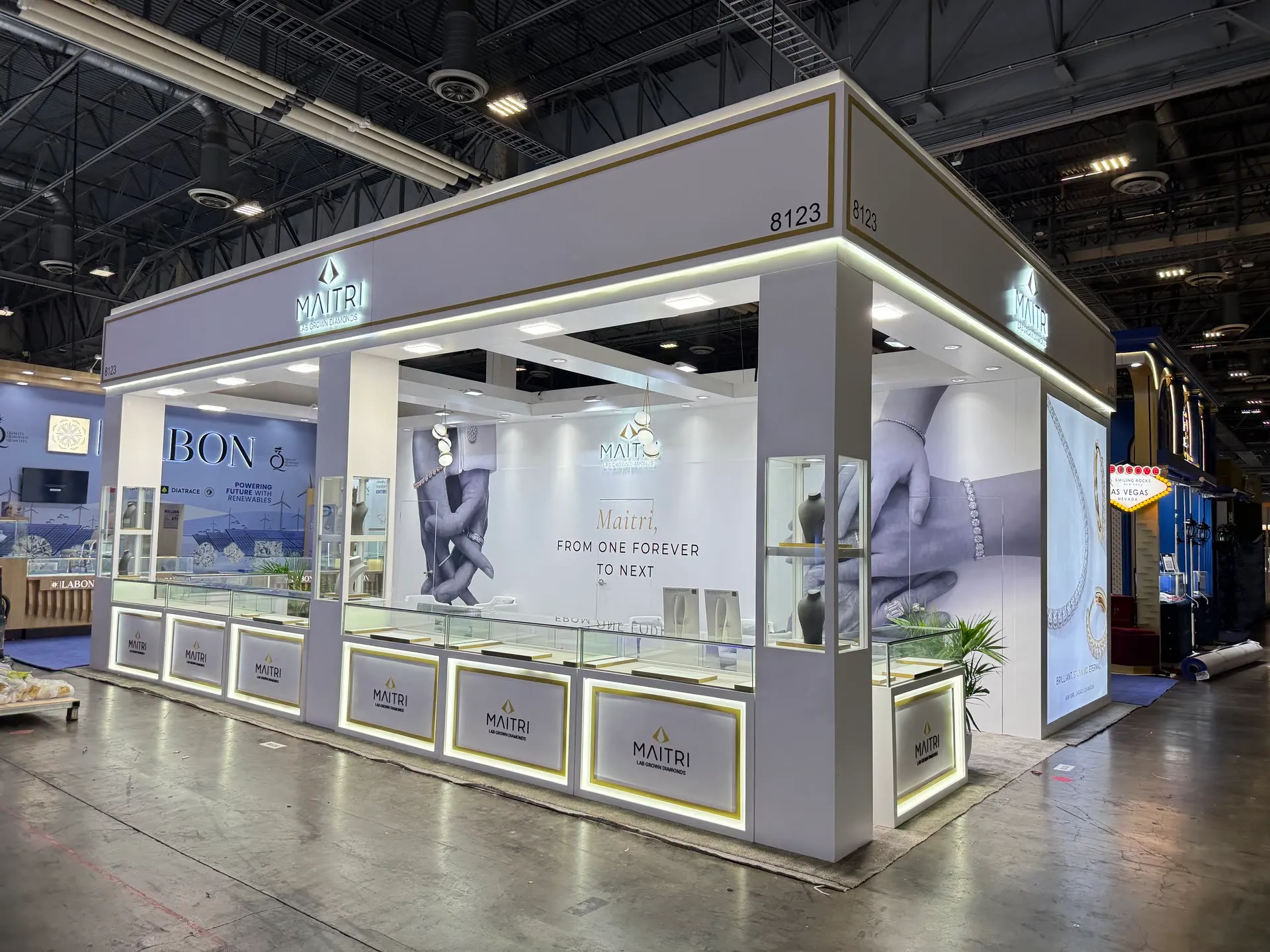 Maitri Diamond booth photo 3 — JCK 2026, Las Vegas, NV