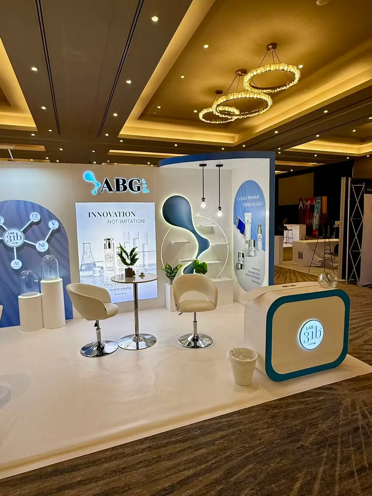 ABG LAB booth photo 3 — AMWC 2026, Miami,FL