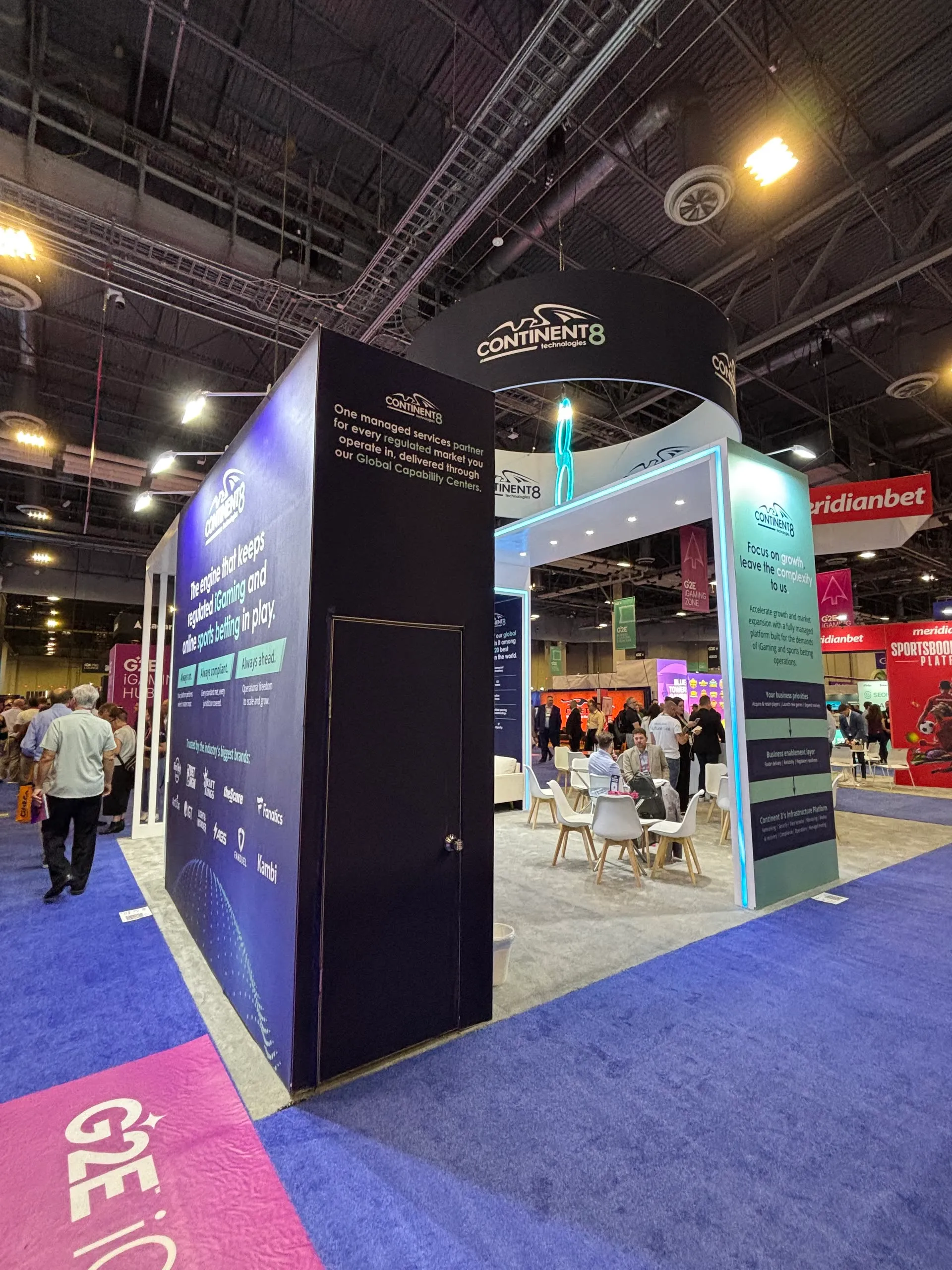 Continent 8 booth photo 3 — G2E, Las Vegas