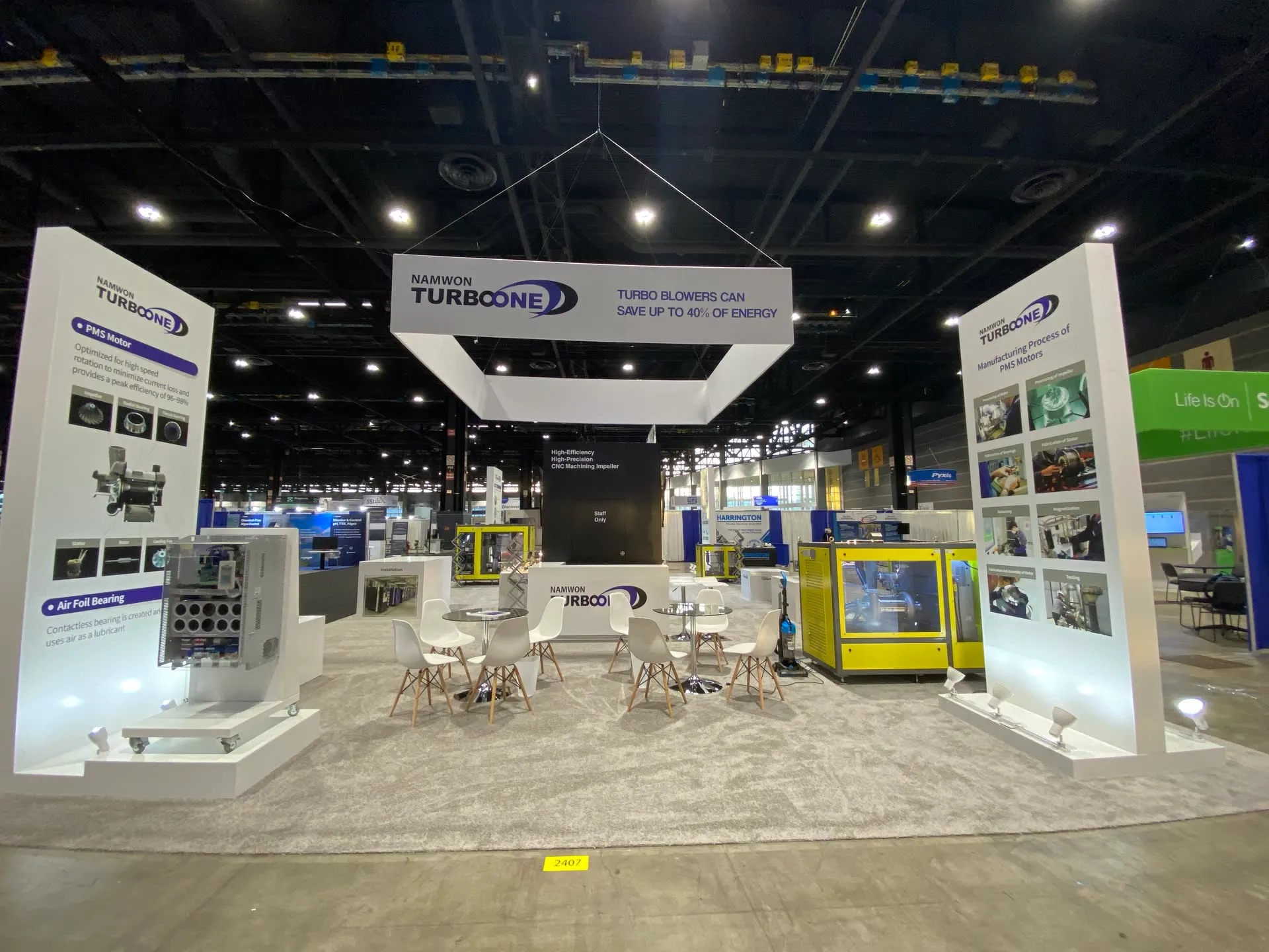 AES booth photo 4 — GSE 2021, las vegas,NV