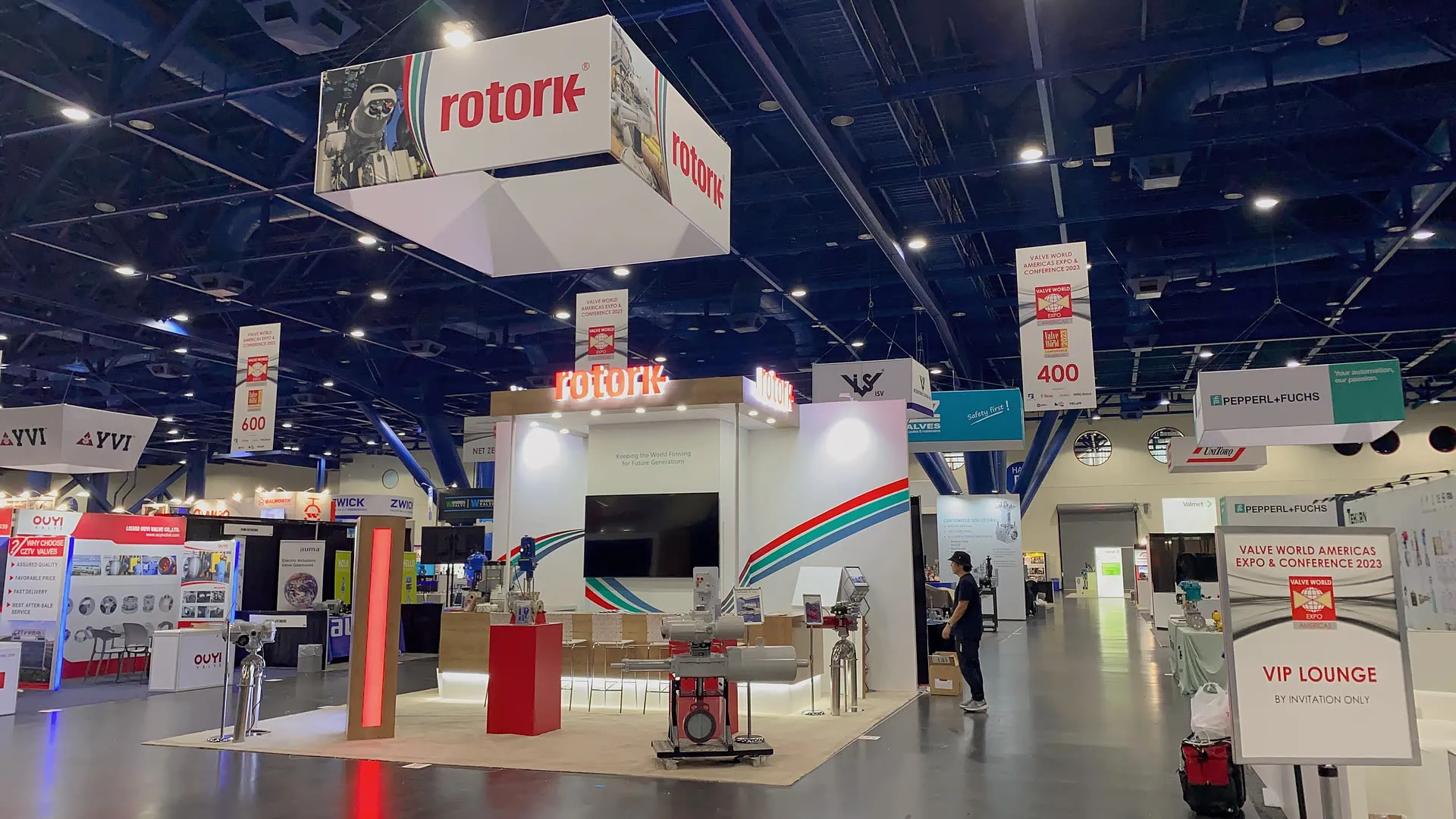 Rotork booth photo 4 — Valve World 2023, Houston,TX