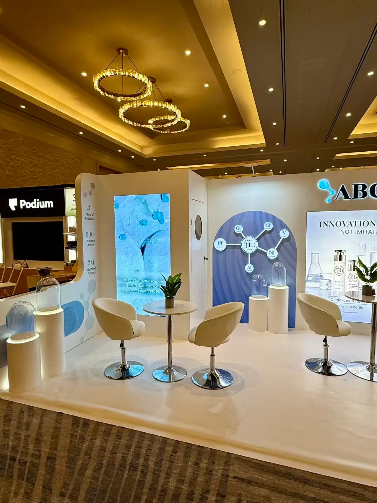 ABG LAB booth photo 4 — AMWC 2026, Miami,FL