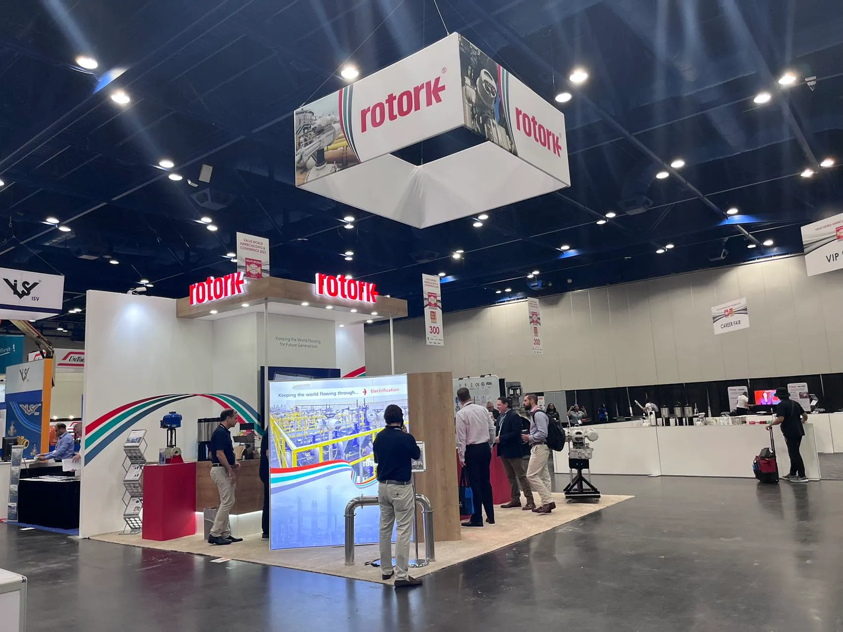 Rotork booth photo 5 — Valve World 2023, Houston,TX